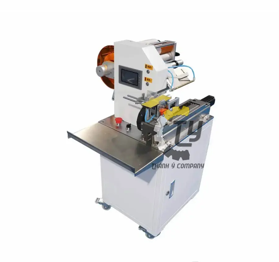 Máy Dán Nhãn Bán Tự Động Cho Dây Cáp Và Dây Điện