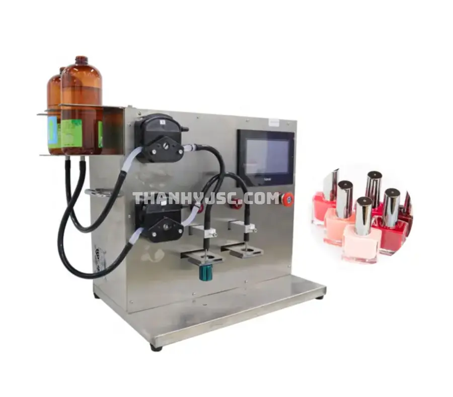 Máy Chiết Rót Sơn Móng Tay Bán Tự Động Hai Đầu