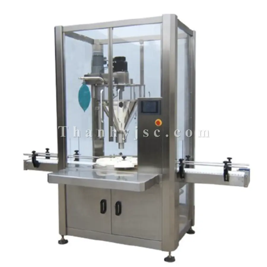 Máy Chiết Rót Định Lượng Bột 15 Chai/Phút