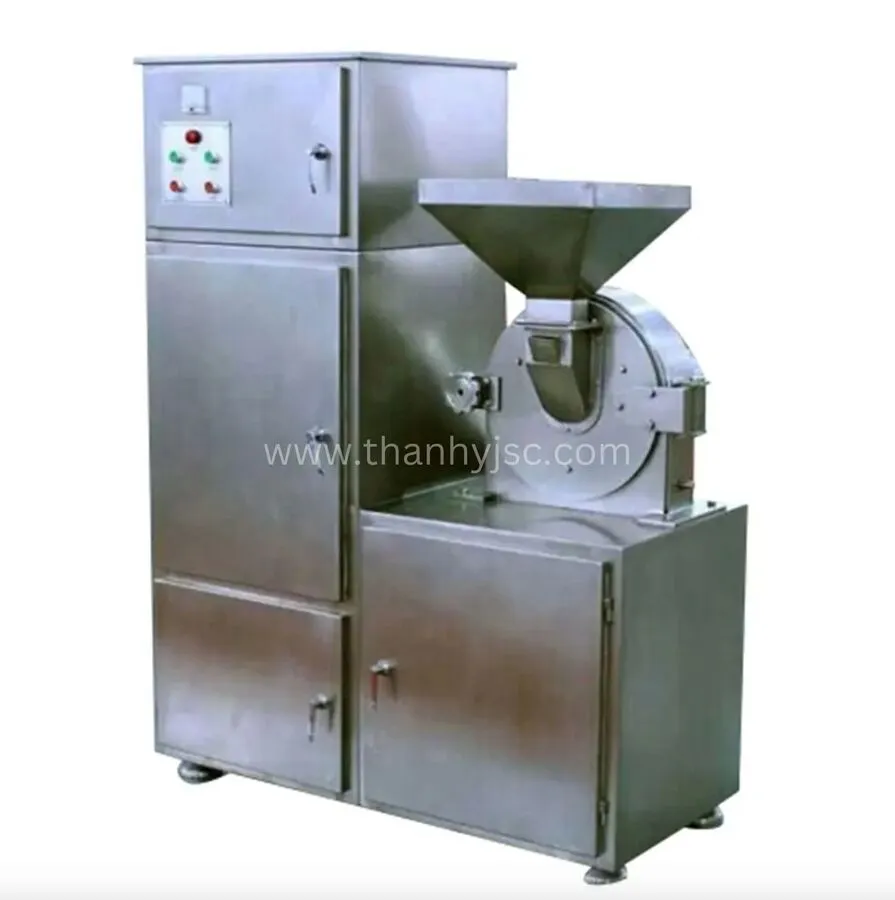 Máy Nghiền Dược Liệu 300KG Có Hút Bụi