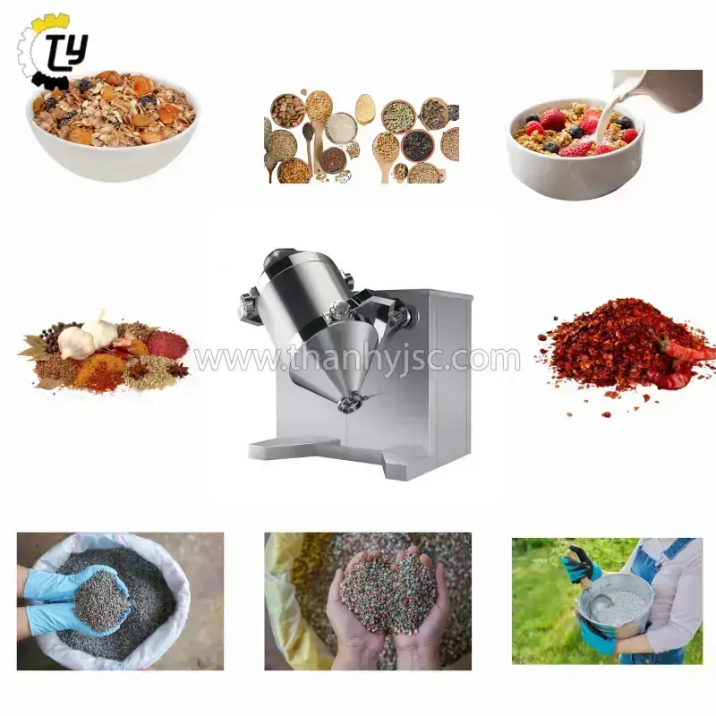 Máy Trộn 3D Trộn Đa Hướng 800L - T800L