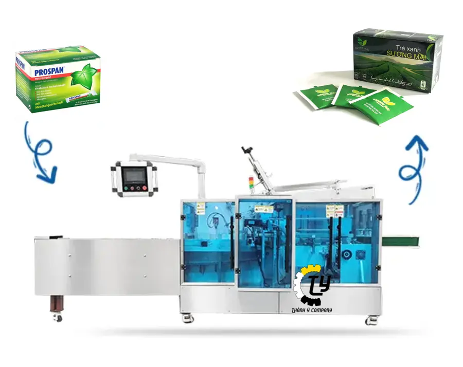 Máy Đóng Hộp Carton Tự Động Đa Năng Cho Trà Túi Lọc Và Đồ Uống TY-DH120