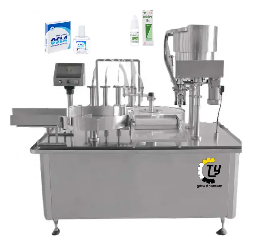 Dây Chuyền Sản Xuất Đóng Chai Thuốc Nhỏ Mắt Tự Động