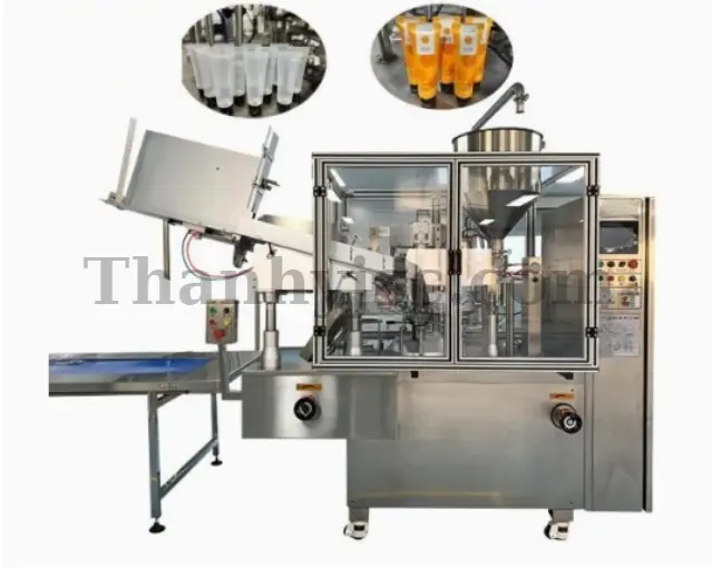 Máy Chiết Rót Và Đóng Tuýp Tự Động