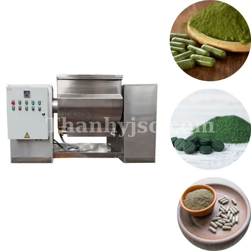 Máy Trộn Bột Ướt Chữ U 200L - HT200 Chuẩn GMP Cho Ngành Dược