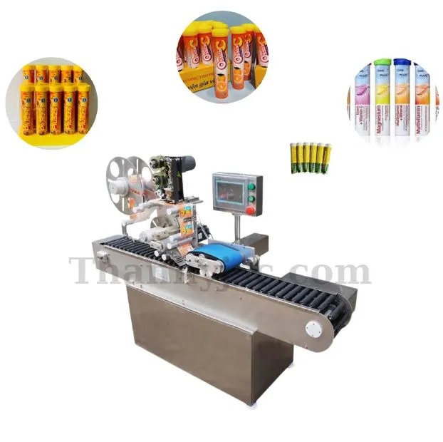 Máy Dán Nhãn Tuýp Sủi 60 Tuýp/Phút- TY-DNS60