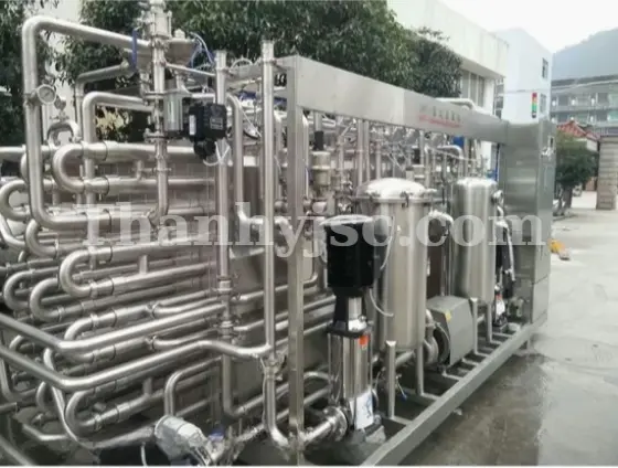 Máy Tiệt Trùng UHT Dạng Ống Tự Động 4000L/H TY-UHT4000