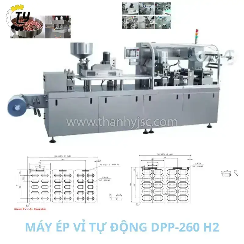 Máy Ép Vỉ Tự Động DPP-260H2