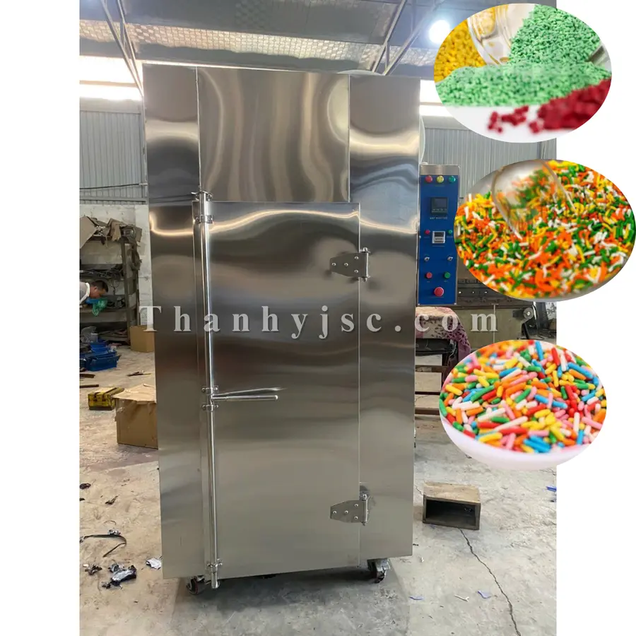 Máy Sấy Cốm, Tủ Sấy Bột Dược Phẩm 16 Khay