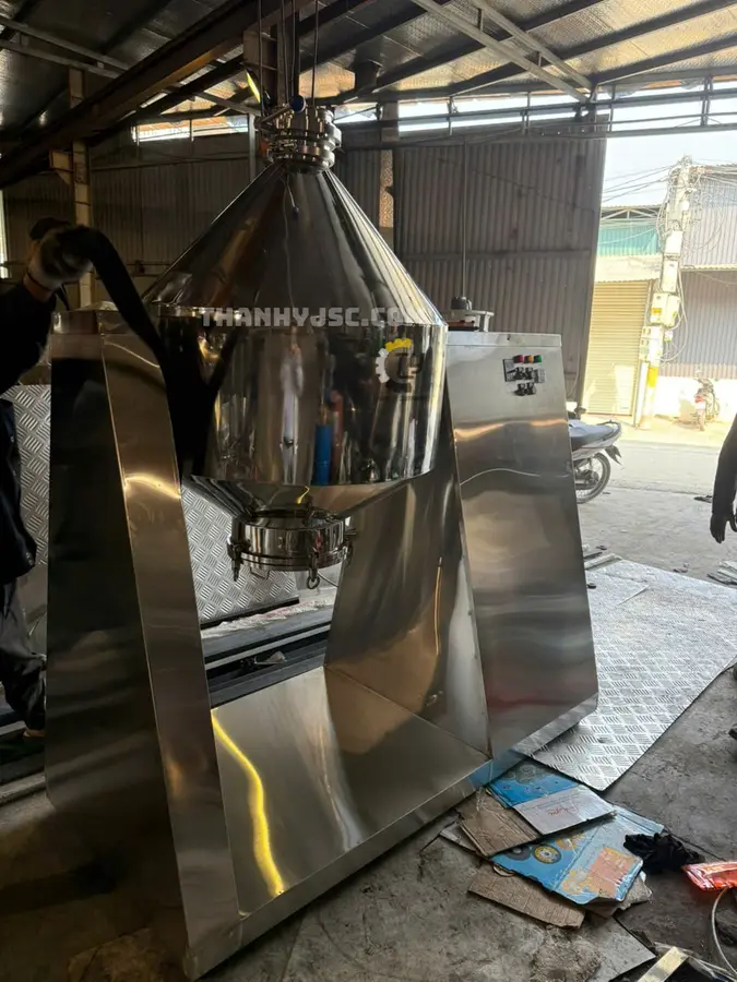 Máy Trộn Hình Nón Đôi 300L TND300