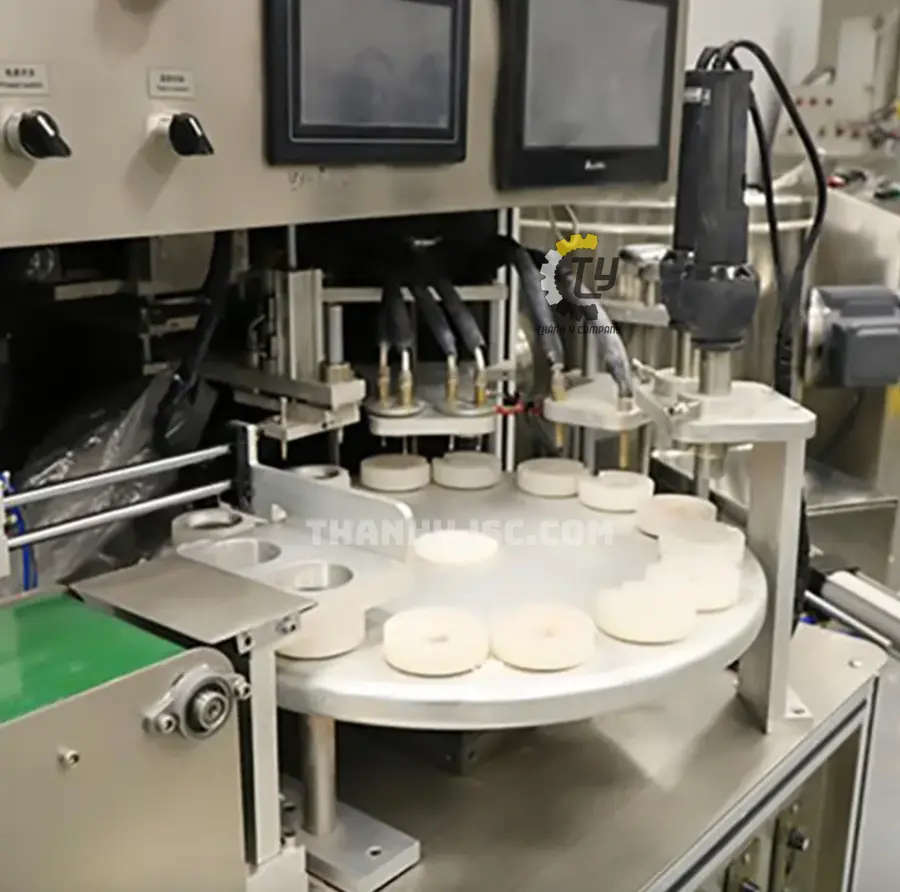 Máy Chiết Rót Phấn Trang Điểm Đa Sắc