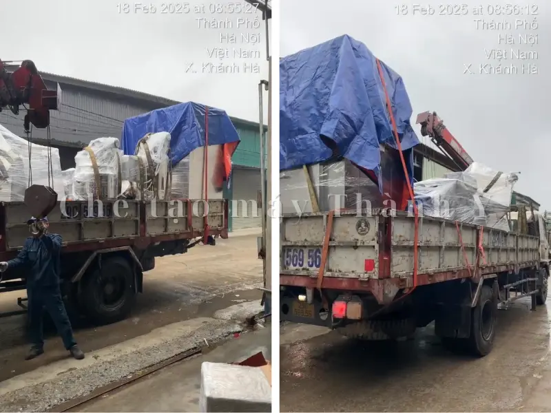 Lắp Đặt Và Bàn Giao Máy Móc Cho Một Đơn Vị Sản Xuất Ở Thái Nguyên